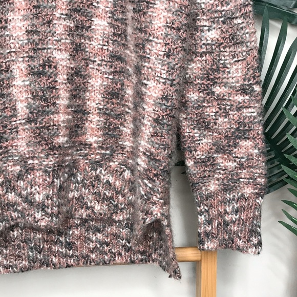 SOLD Witchery Pink Green Textured Twist Jumper S - Picture 7 of 13